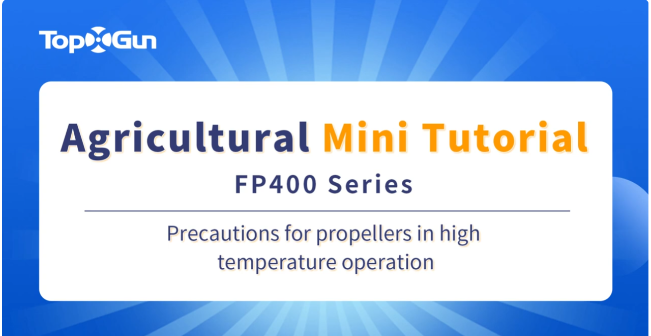 Tutorial Topxgun | Precauções para hélices em operação em alta temperatura