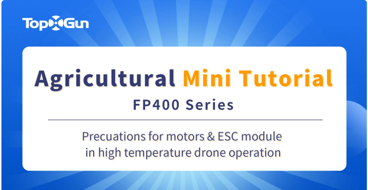 Tutorial Topxgun | Precauções para motores drone e ESC em operação em alta temperatura