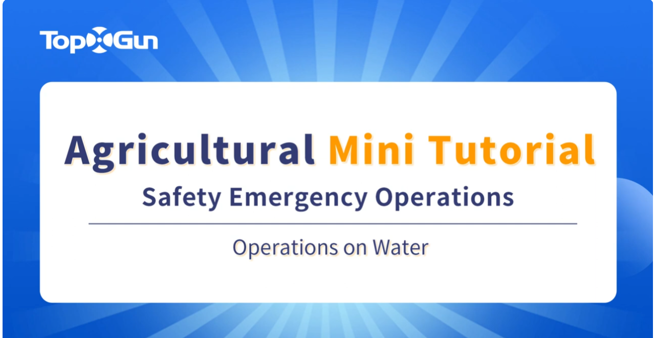 Precauções de segurança e operação de emergência de drones sobre a água | Tutorial Topxgun