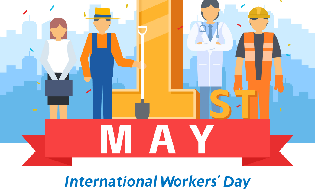 Aviso de feriado da Topxgun para o Dia Internacional do Trabalhador