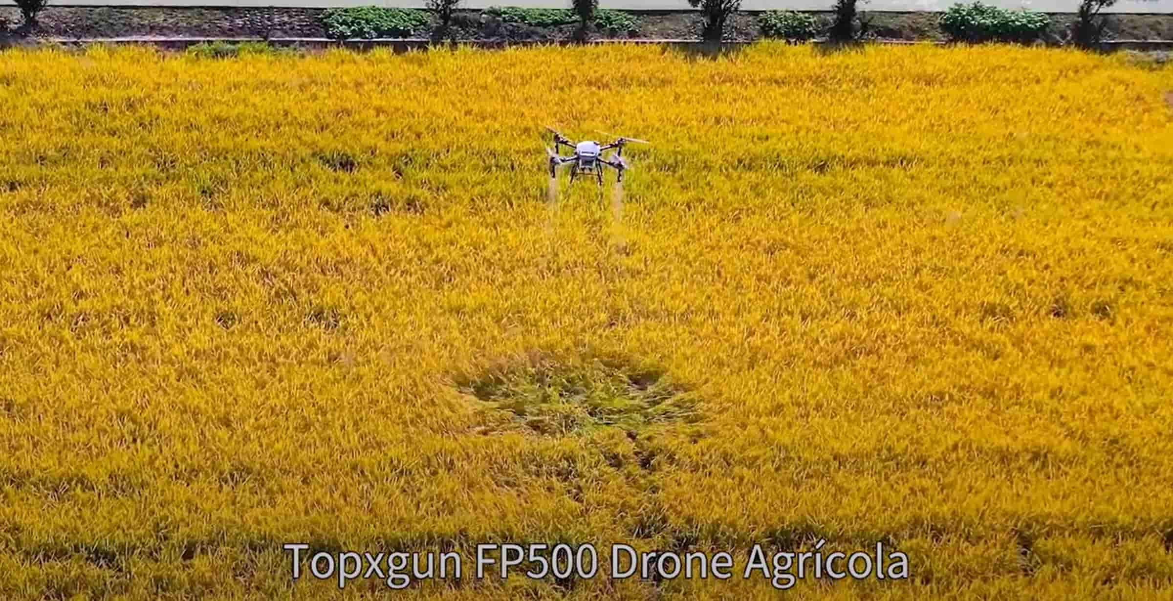 Dron Agrícola FP500 de Topxgun para fumigação, espaçamento de uma variedade de materiais